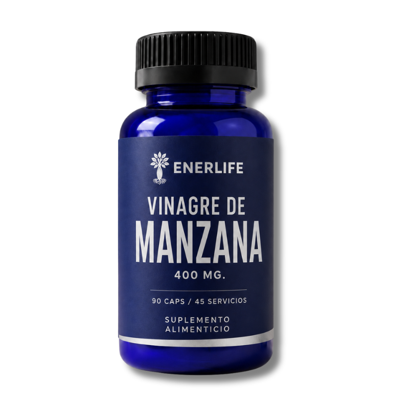 Vinagre de MANZANA 400 mg - 90 caps / 45 servicios