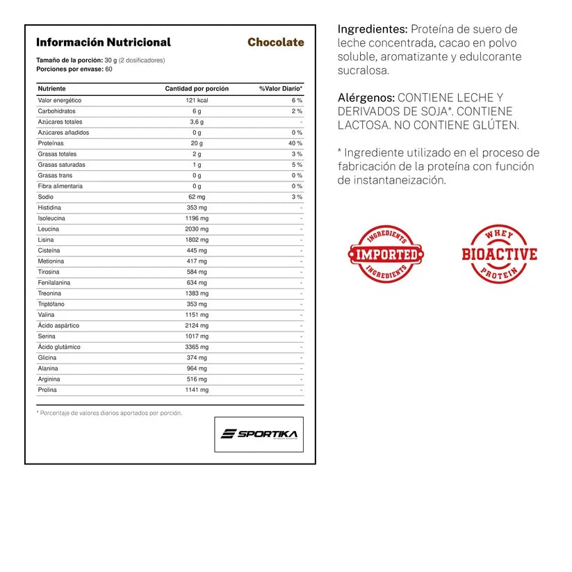 WHEY 100% PURE Ultra Filtration Protein - 4 lbs / 60 servicios, sabores