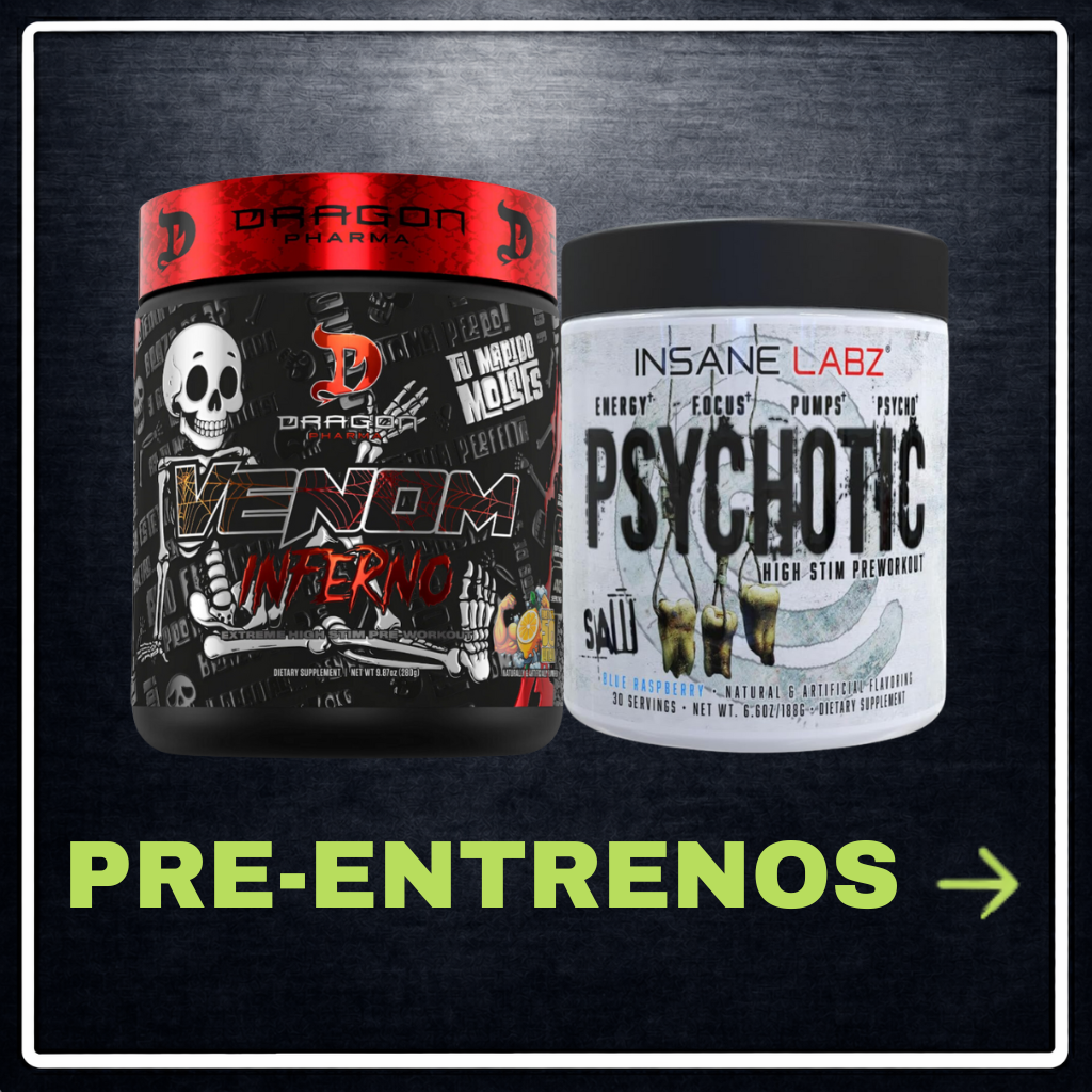 PRE ENTRENOS & ENERGIZANTES