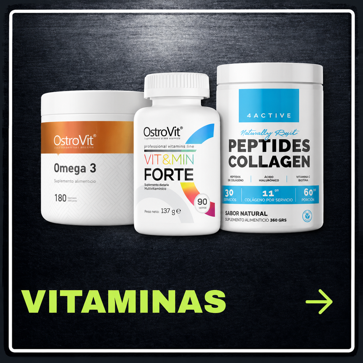 BIENESTAR, VITAMINAS & COLÁGENOS