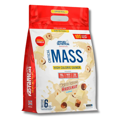 CRITICAL MASS High Calorie Gainer - 6 kg / 25 servicios, sabores