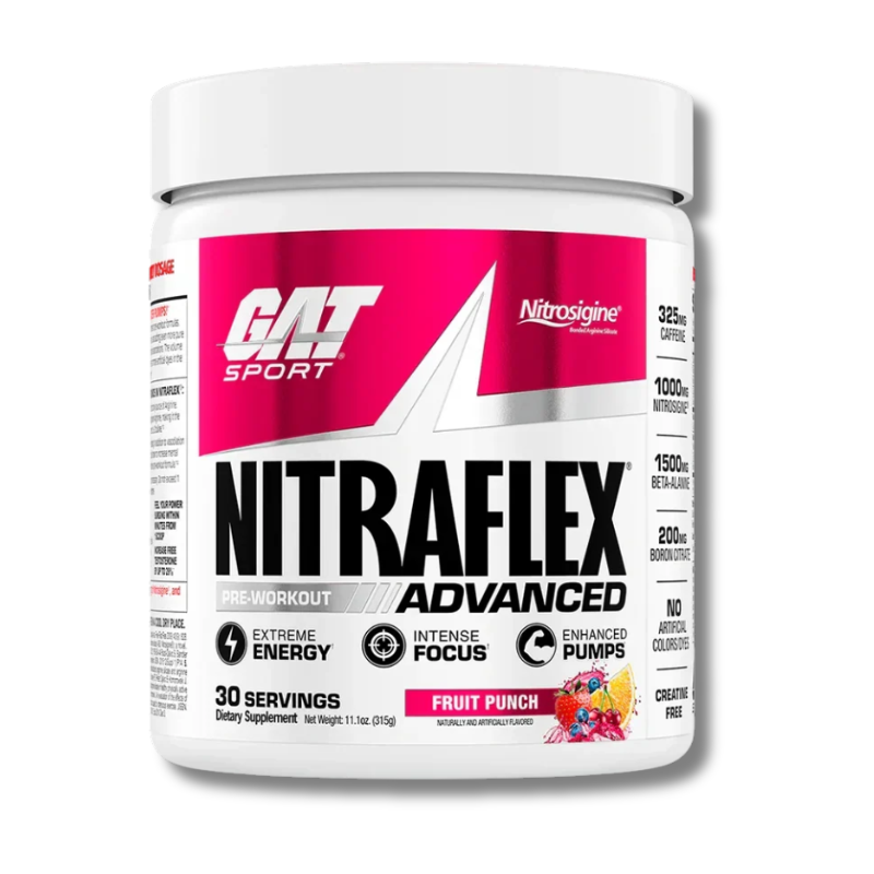 Nitraflex ADVANCED Pre-Workout USA - 297 grs / 30 servicios, sabores
