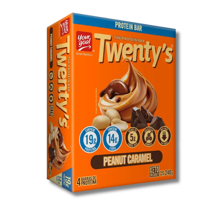 TWENTY'S 21 grs Protein Bar NON SUGAR /  4 y 12 unidades / 60 grs, sabores