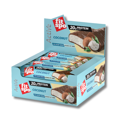 ACTIVE 20 grs Protein Bar NO Sugar / LOW Carb - 12 unidades / 60 grs, / Sabores