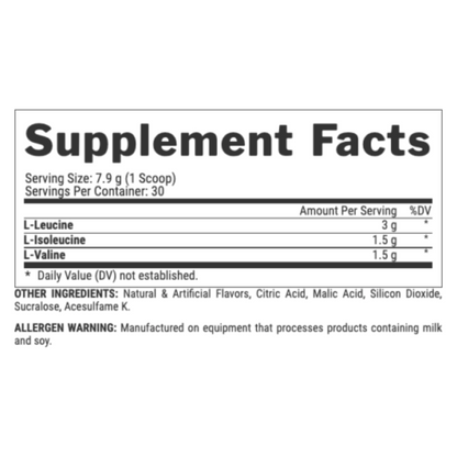 BCAA 6000 Recovery – 225 grs / 30 servicios, sabores