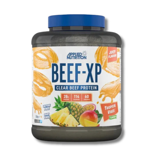 BEEF-XP Clear Protein ISOLATE – 1.8 kgs / 60 servicios (TEXTURA DE JUGO), sabores