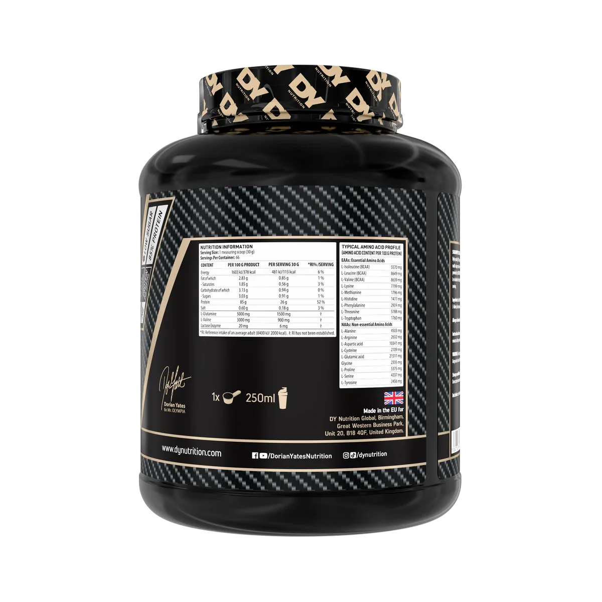 Shadowhey ISOLATE 100% Whey Protein - 2000 grs / 66 servicios, sabores