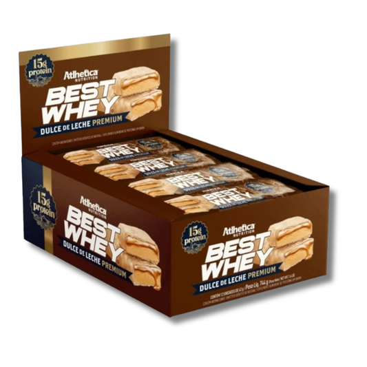BEST WHEY ZERO 15 grs Protein Bar - 12 unidades / 62 grs, sabores