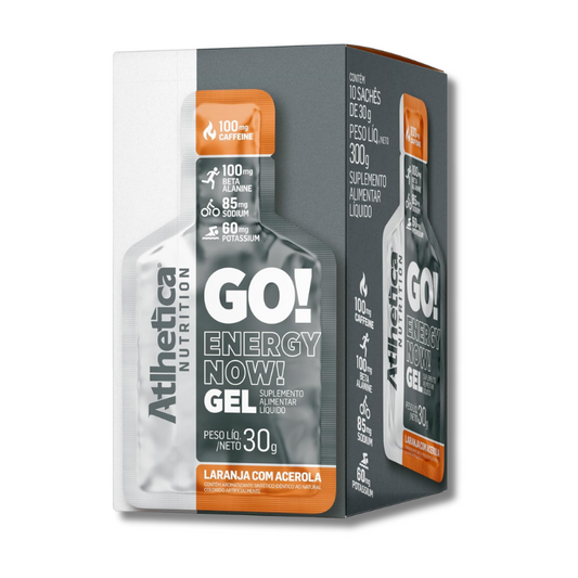 Gel GO! Energy Now! – 10 sachets / 30 grs, sabores