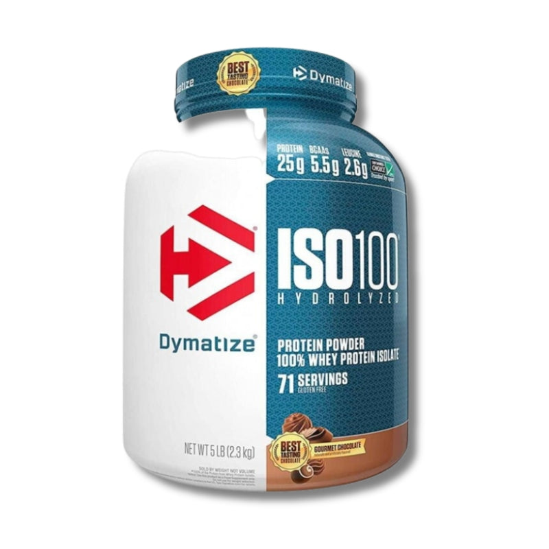 ISO 100 Hydrolyzed – 5 lbs / 75 servicios, sabores