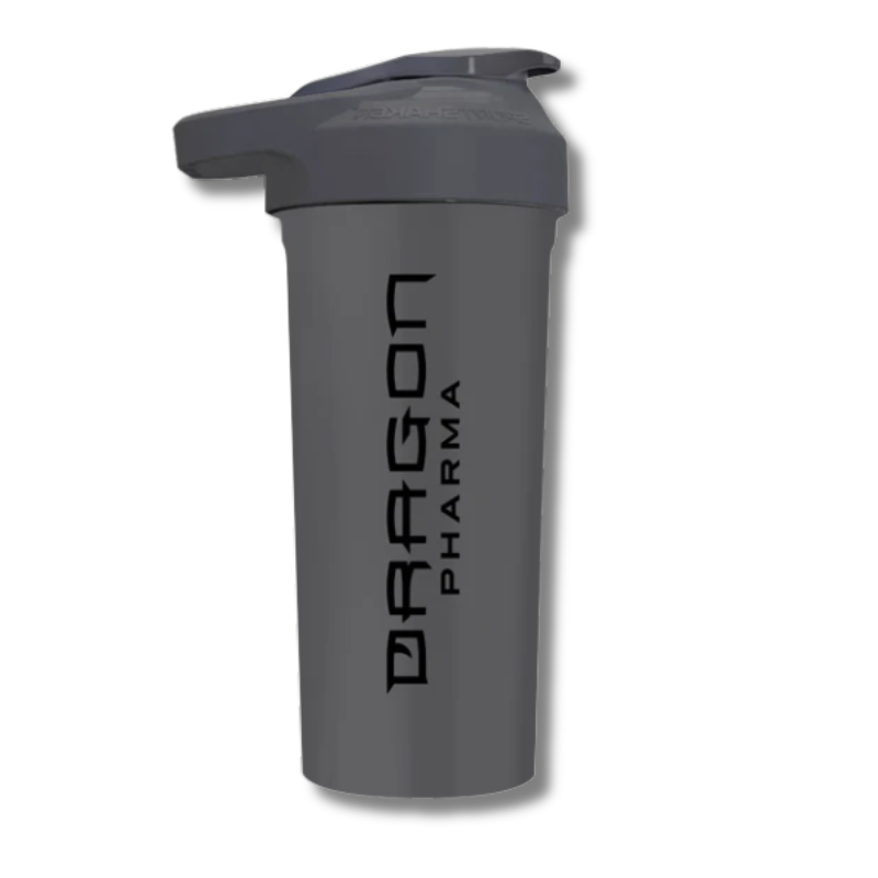 Shaker DRAGON PHARMA c/rejilla mezcladora - CIERRE FÁCIL Grey - 700 ml (Made in USA)