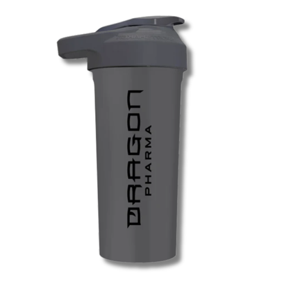 Shaker DRAGON PHARMA c/rejilla mezcladora - CIERRE FÁCIL Grey - 700 ml (Made in USA)