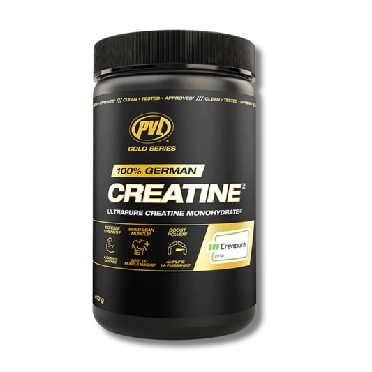 100% GERMAN Creatina ULTRAPURE Monohydrate (CREAPURE) - 410 grs / 82 servicios, unflavored