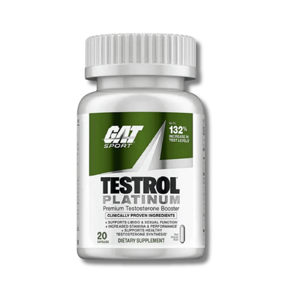 Testrol PLATINUM Premium Testosterone Booster USA - 60 caps / 30 servicios