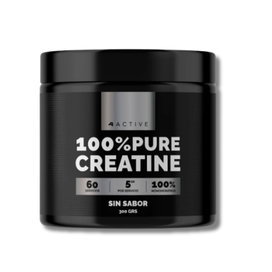 100% PURE Creatina - 300 grs / 60 servicios, unflavored