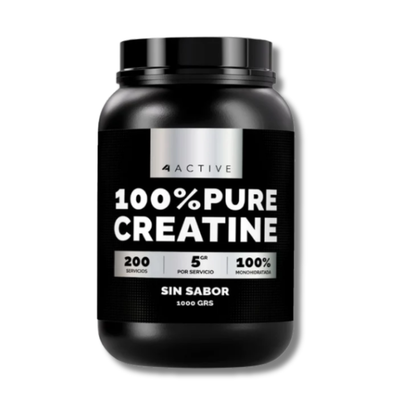 100% PURE Creatina - 1000 grs / 200 servicios, unflavored