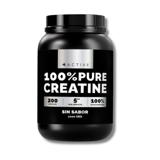 100% PURE Creatina - 1000 grs / 200 servicios, unflavored