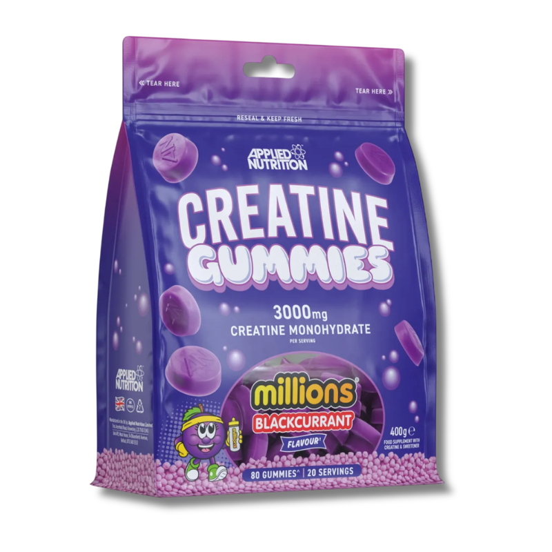 Creatina Monohydrate GUMMIES - 80 gomas / 20 servicios, sabores