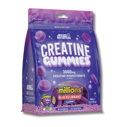 Creatina Monohydrate GUMMIES - 80 gomas / 20 servicios, sabores
