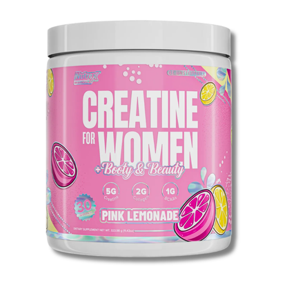 Creatina for WOMEN + Booty & Beauty - 324 grs / 30 servicios, sabores