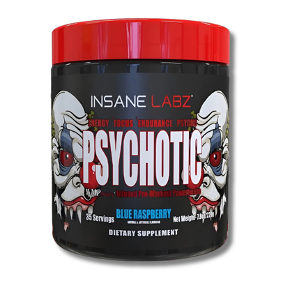 Psychotic RED Infused Pre-Workout USA / 35 servicios, sabores