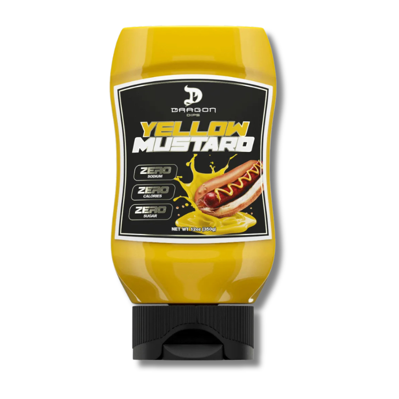 YELLOW MUSTARD ZERO / Sodium / Calories / Sugar - 350 grs / 29 servicios