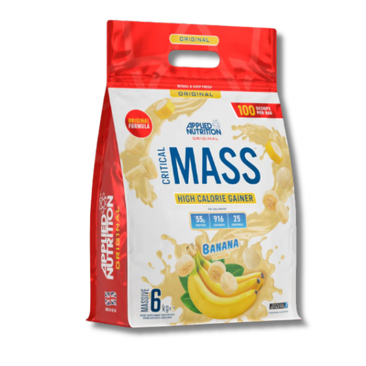 CRITICAL MASS High Calorie Gainer - 6 kg / 25 servicios, sabores