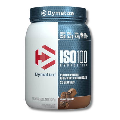 ISO 100 Hydrolyzed - 1.4 lbs / 20 servicios, sabores
