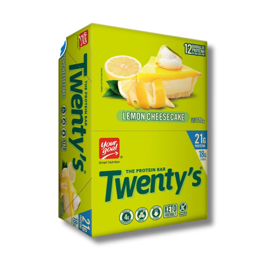 TWENTY'S 21 grs Protein Bar NON SUGAR /  4 y 12 unidades / 60 grs, sabores