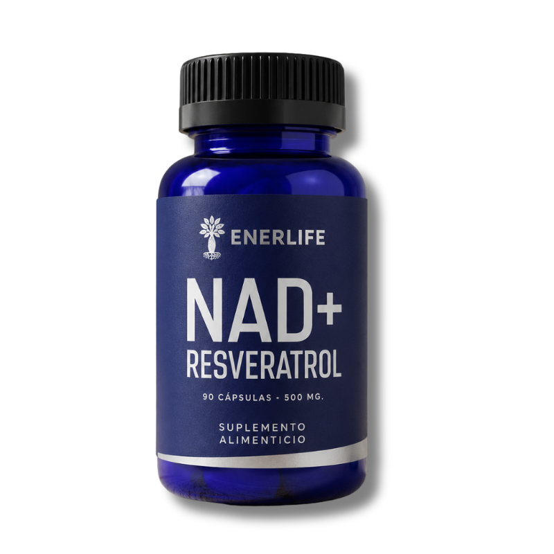 NAD + RESVERATROL 500 mg – 90 caps / 45 servicios
