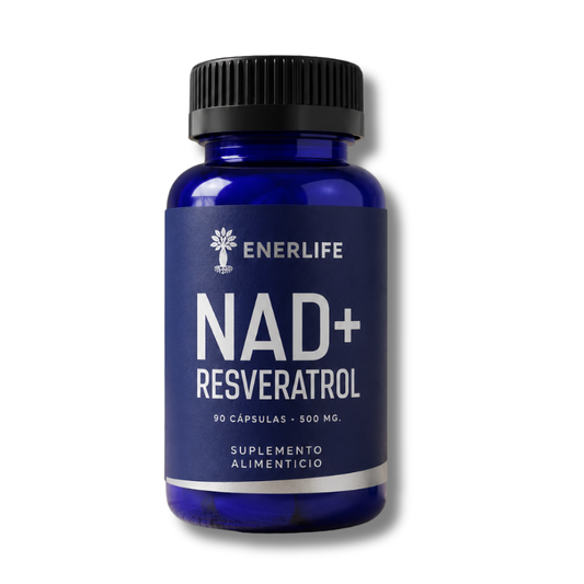 NAD + RESVERATROL 500 mg – 90 caps / 45 servicios