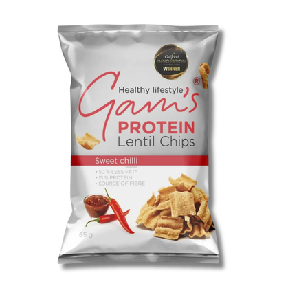 CHIPS de Lentejas Proteicas (tipo PAPAS FRITAS) - 12 unidades / 65 grs, sabores