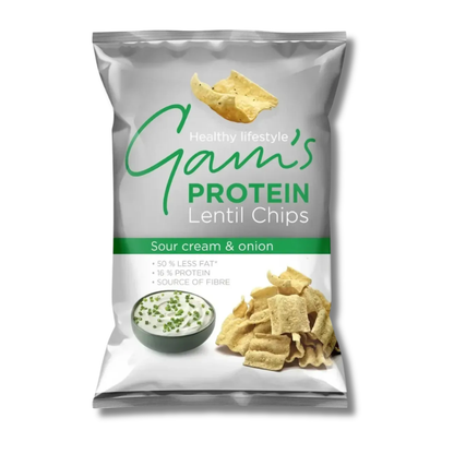 CHIPS de Lentejas Proteicas (tipo PAPAS FRITAS) - 12 unidades / 65 grs, sabores