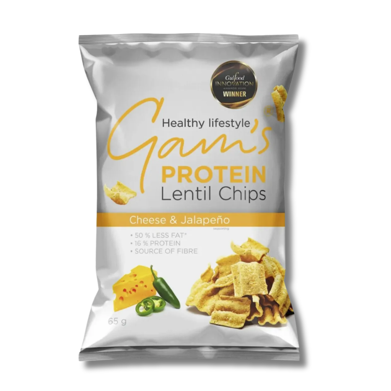 CHIPS de Lentejas Proteicas (tipo PAPAS FRITAS) - 12 unidades / 65 grs, sabores