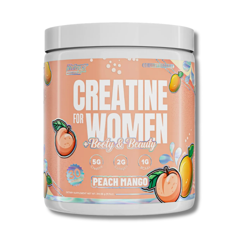 Creatina for WOMEN + Booty & Beauty - 324 grs / 30 servicios, sabores