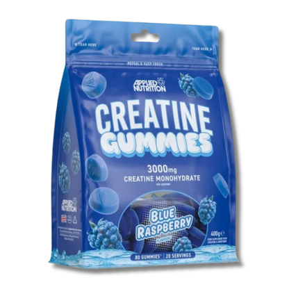 Creatina Monohydrate GUMMIES - 80 gomas / 20 servicios, sabores