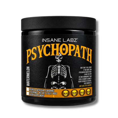PSYCHOPATH USA - 187 grs / 30 servicios, sabores