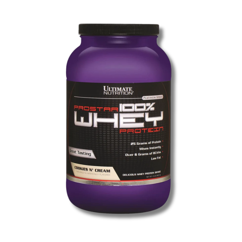 PROSTAR 100% Whey Protein – 2 lbs / 30 servicios, sabores