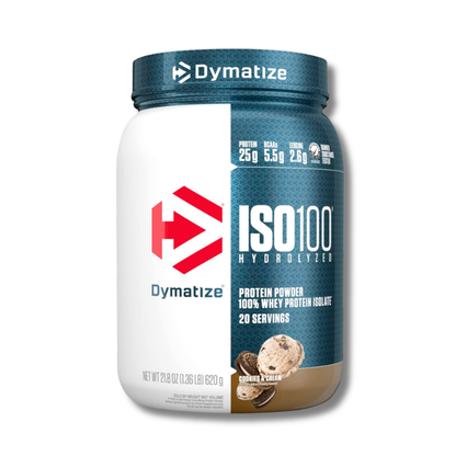 ISO 100 Hydrolyzed - 1.4 lbs / 20 servicios, sabores