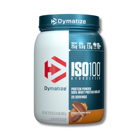 ISO 100 Hydrolyzed - 1.4 lbs / 20 servicios, sabores