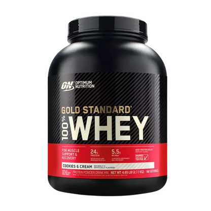 GOLD STANDARD 100% Whey – 5 lbs / 73 servicios, sabores