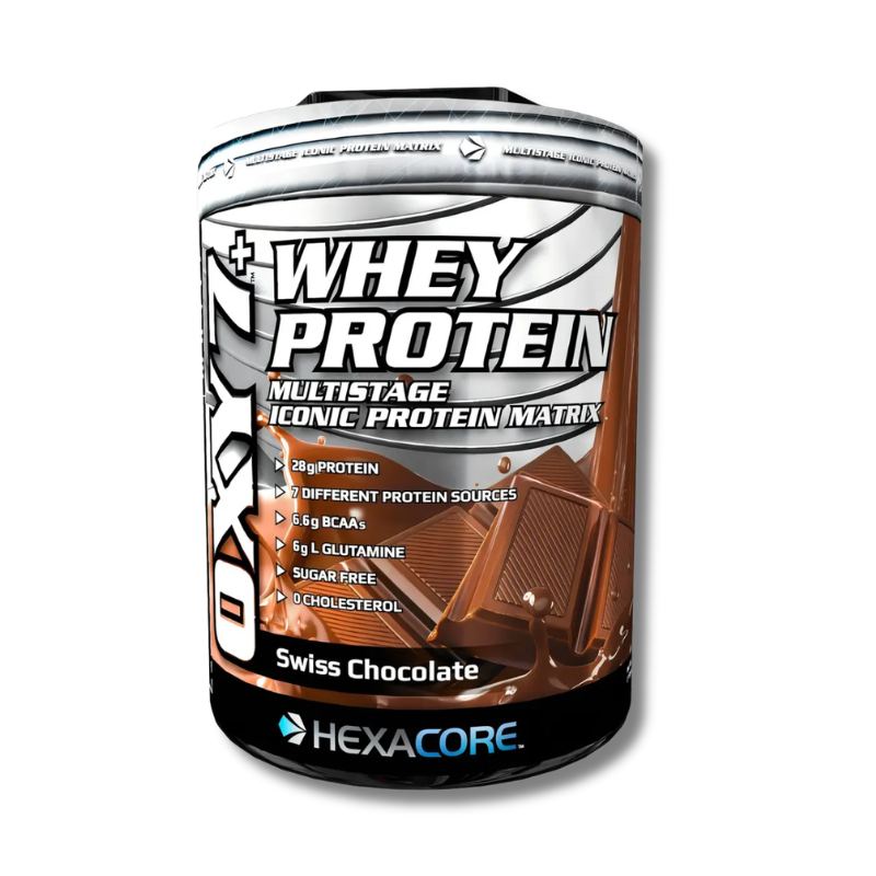 OXY 7 Whey Protein – 5 lbs / 67 servicios, sabores