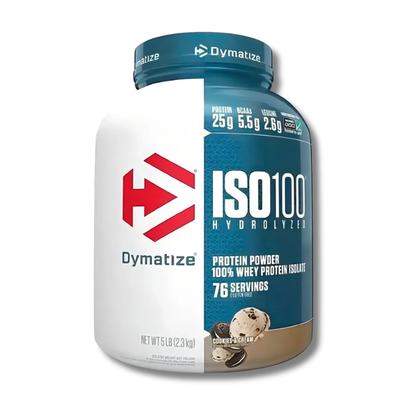 ISO 100 Hydrolyzed – 5 lbs / 75 servicios, sabores