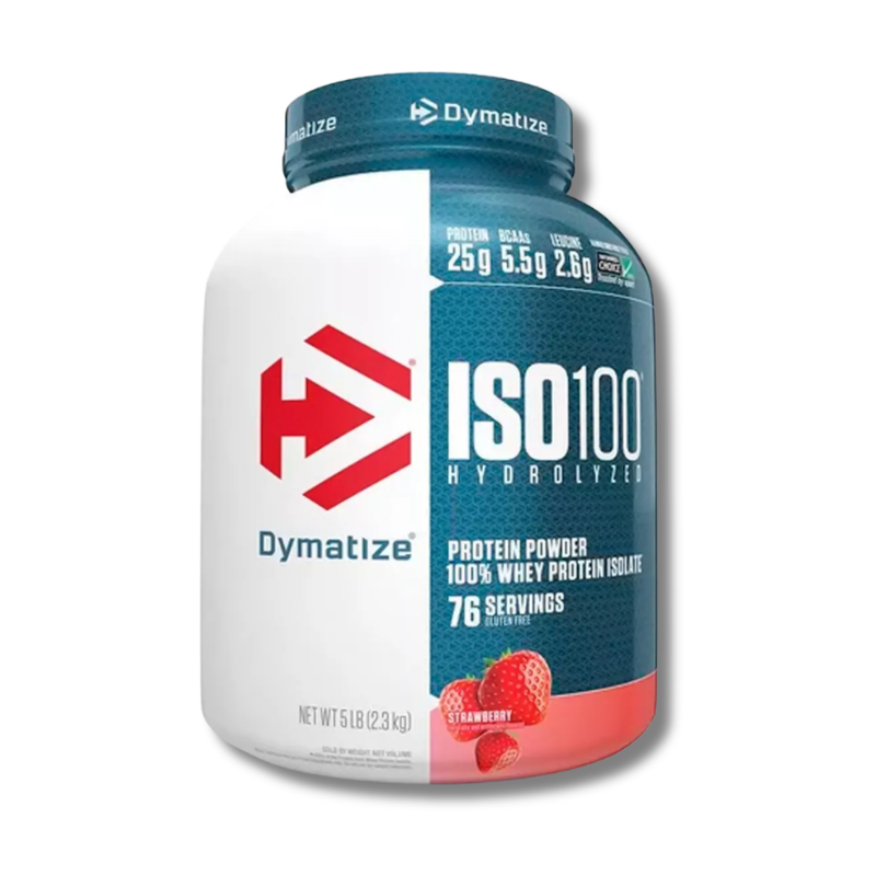 ISO 100 Hydrolyzed – 5 lbs / 75 servicios, sabores