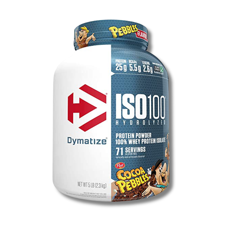 ISO 100 Hydrolyzed – 5 lbs / 75 servicios, sabores