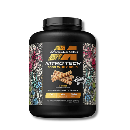 NitroTech 100% WHEY GOLD – 5 lbs / 69 servicios, sabores