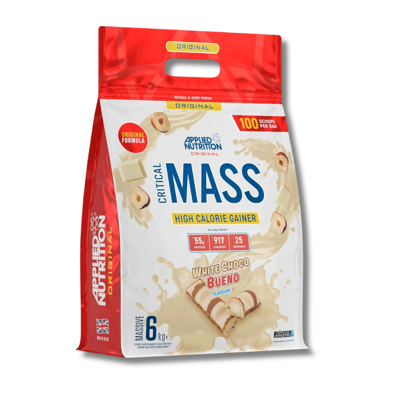 CRITICAL MASS High Calorie Gainer - 6 kg / 25 servicios, sabores