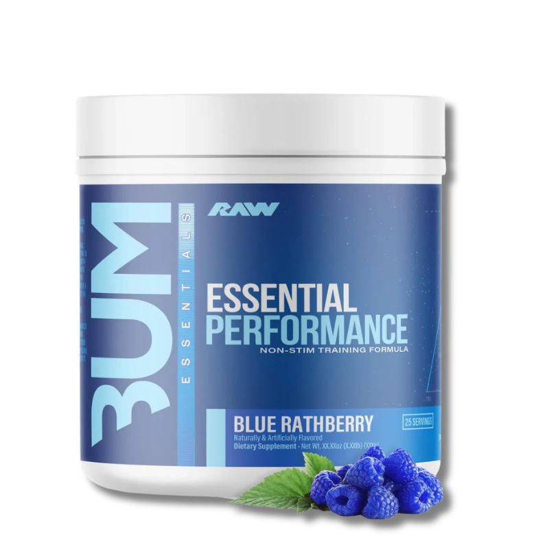 ESSENTIAL PERFORMANCE Non-Stim USA - 618 grs / 25 servicios, blue rathberry