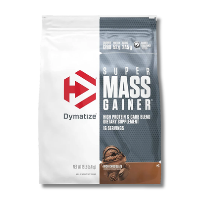 Super MASS GAINER - 12 lbs / 16 servicios, sabores