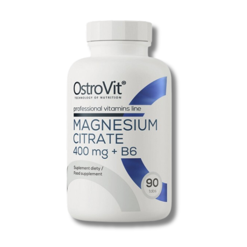 CITRATO Magnesio 400 mg + B6 – 90 tabs / 30 servicios